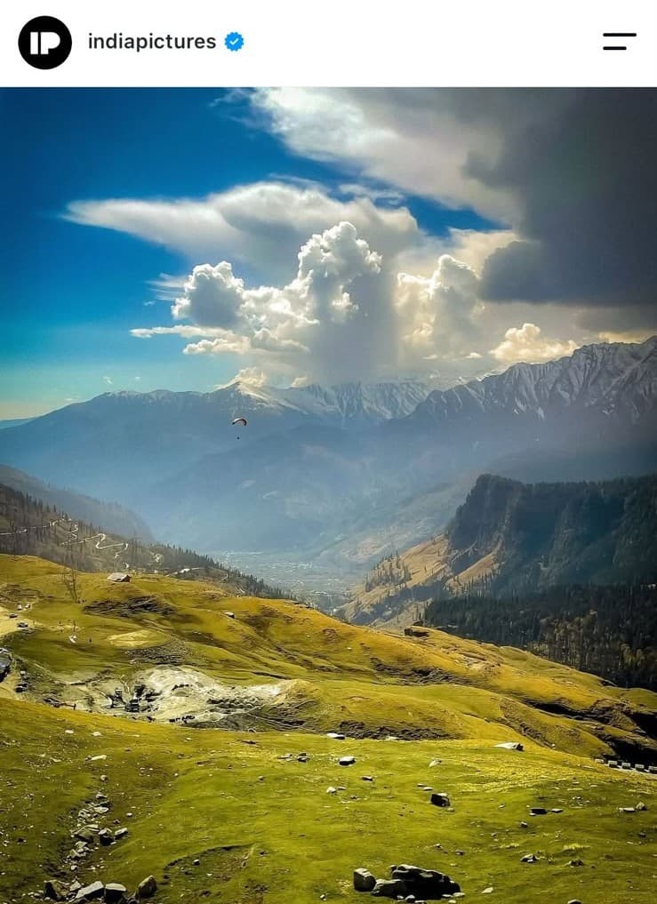 Mountain valley in Manali, featured by India Pictures